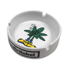 Cheap Custom Round White Smooth Ceramic Cigar Ashtray