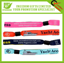 Customized Design Fesstival Woven Fabric Wristband