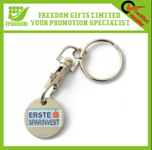 Euro Size Custom Trolley Keychain