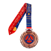 Custom 3D Bronze Medallion Marathon Medal Running Sport Metal Medal