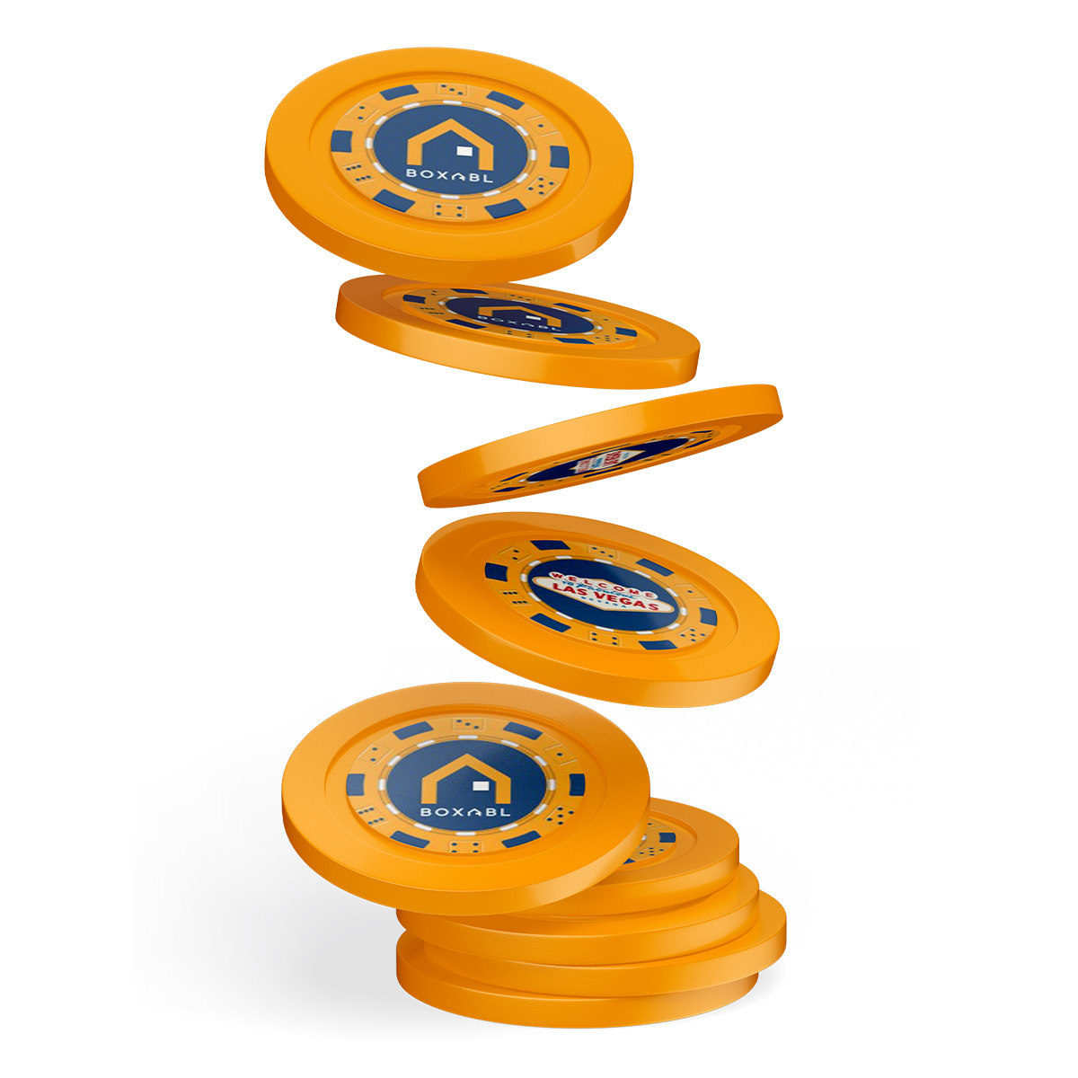Custom Round Clay Poker Chips Set for Promotion Game