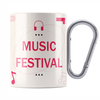 Wholesale Double Wall 10oz Stainless Steel Camping Carabiner Mug