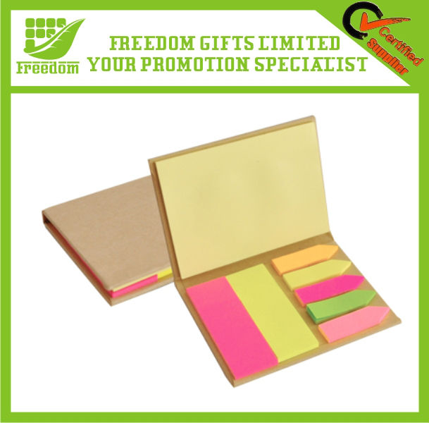 Promotional Logo Branded Recycled Sticky Flags Pad