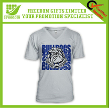 Personalized 100% Cotton V-Neck T-shirts