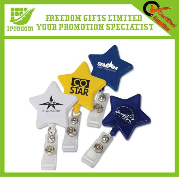 Promotional Logo Branded Star Shaped ID Pass Holder