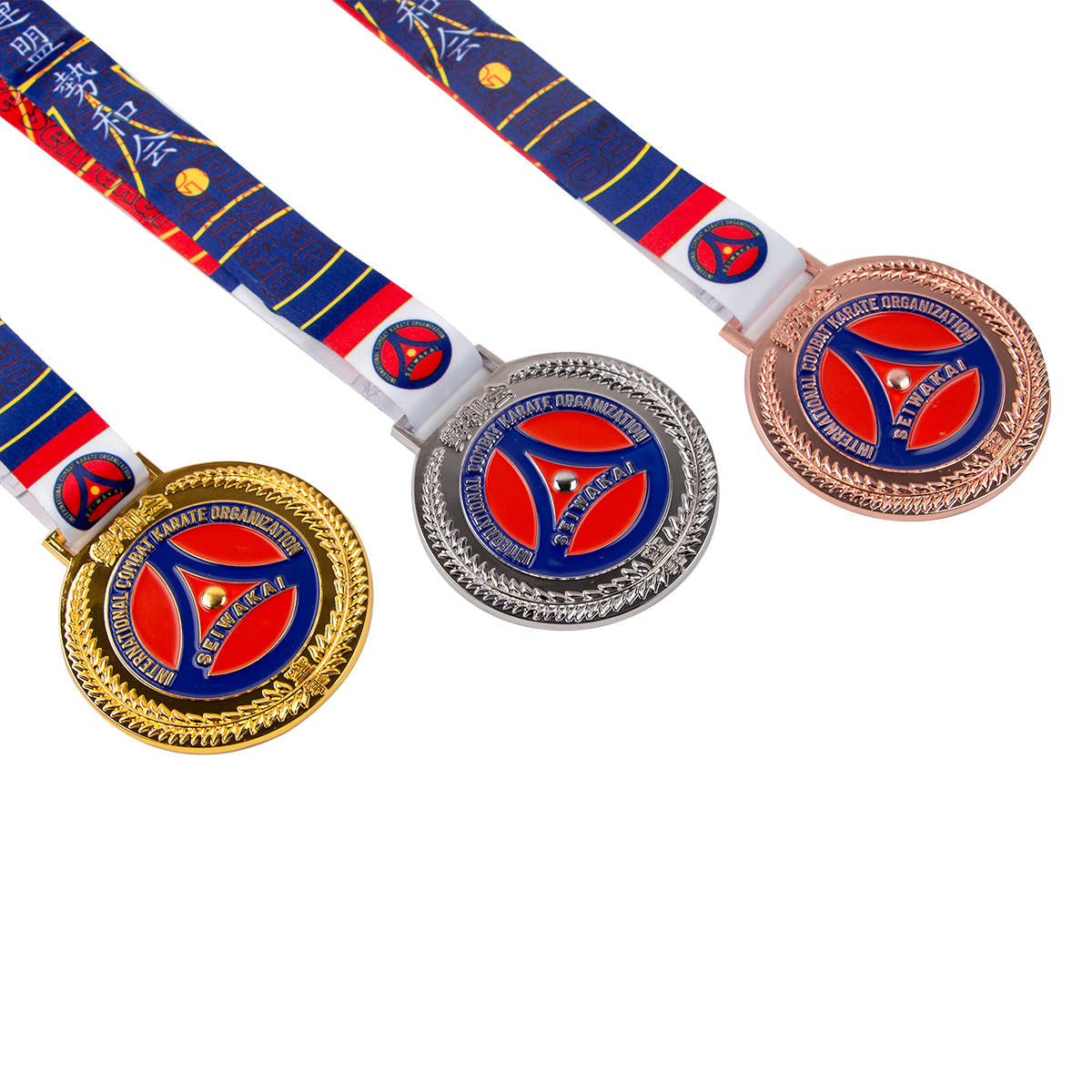 Custom Metal Award Medal Sports Souvenir Medals With Ribbon