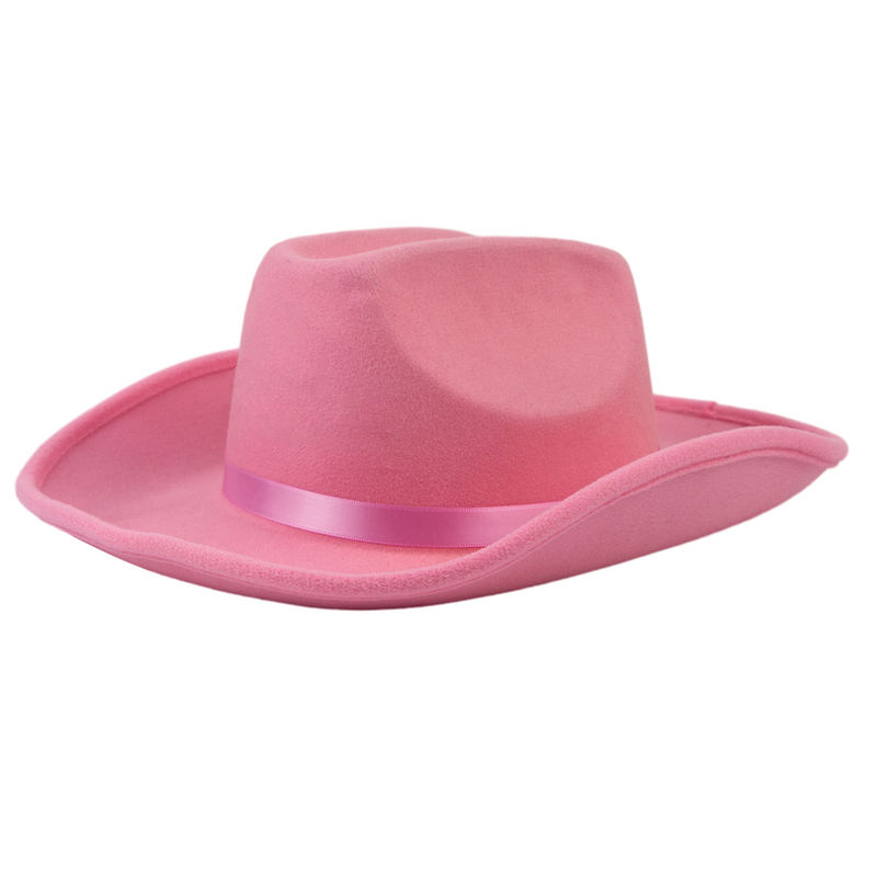 Wholesale Custom Fashion Western Pink Cowboy Hat