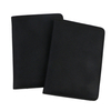 Custom Logo Black PU Leather Travel Passport Cover Holder