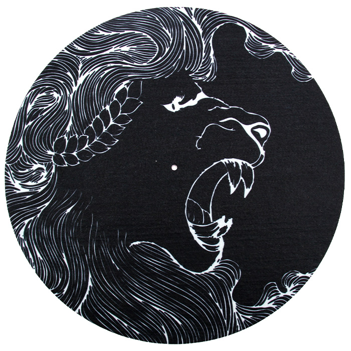 High Quality Custom Printed Round Turntable Felt Slipmat