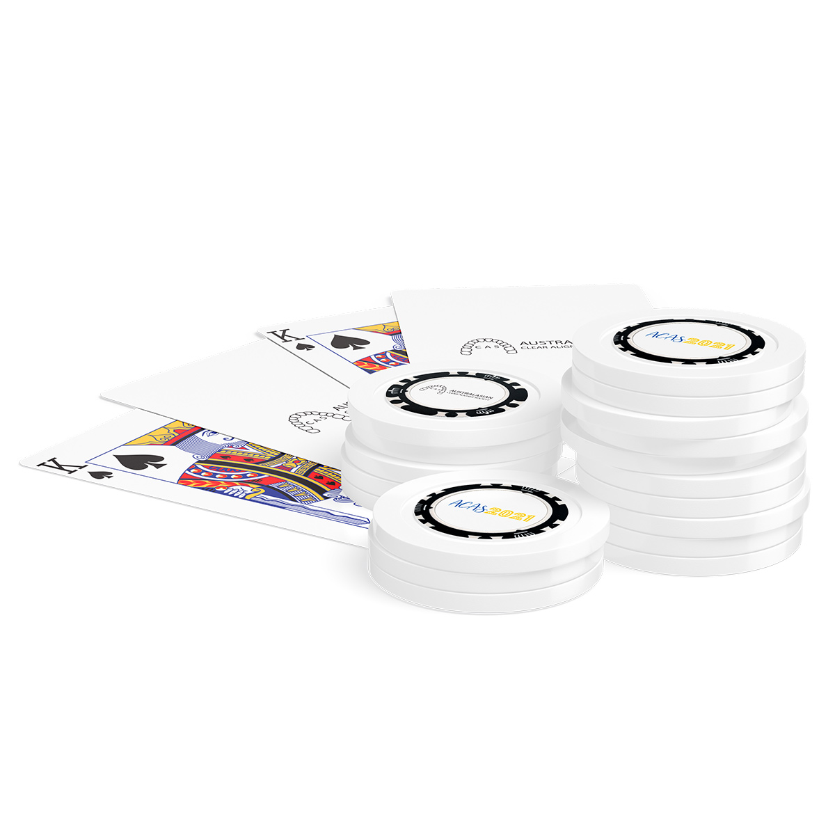 Wholesale Professional 40mm Blank ABS Poker Chips
