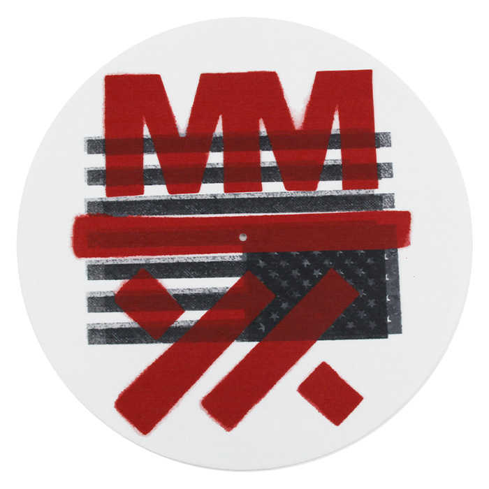 Custom Printed Classic Anti Slip Design Felt Turntable Slipmat