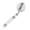 Plastic Badge Reel Retractable ID Card Badge Holder With Belt Clip