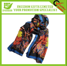 Personalized OEM Ladies Satin Scarf Shawls