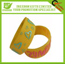 Amazing Custom Logo Debossed Wristbands Silicone With Good Quality
