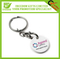 Customized Silver Metal Coin Holder Keychain