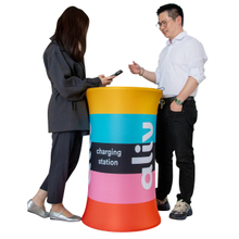 Hot Sale Advertising Table Exhibition Portable Mobile Phone Charging Table