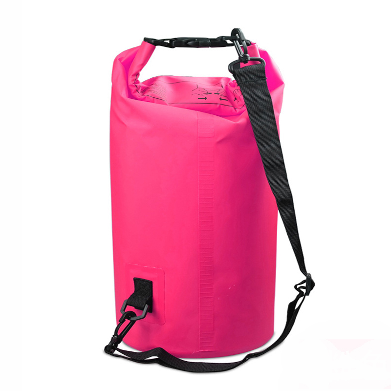 Customized Beach Rafting PVC Waterproof Dry Bag Outdoor Shoulder Bucket Bag