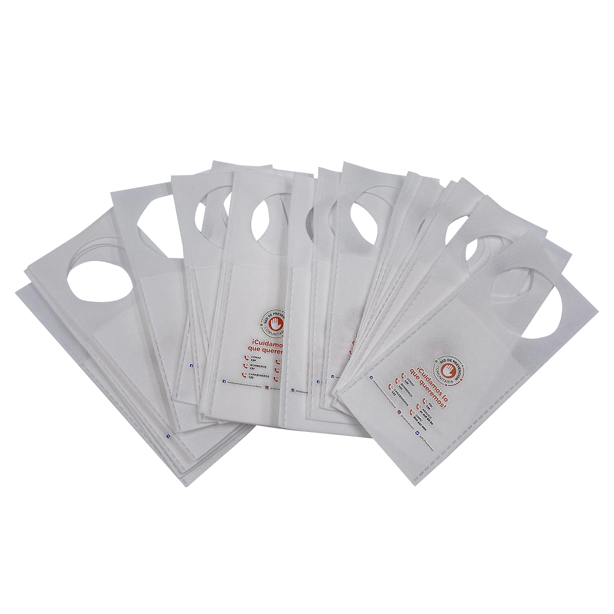 High Quality Custom Non Woven Door Hanger Hotel Room Door Knob Tag