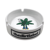 Cheap Custom Round White Smooth Ceramic Cigar Ashtray