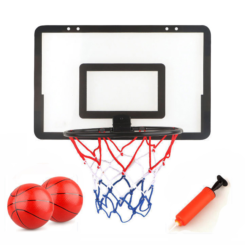 Mounted Basketball Hoop Set Door Hanging Mini Basketball Board Game Set