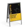 Customized Outdoor Double Side A-frame Snap Open Sign A Frame Sidewalk Display