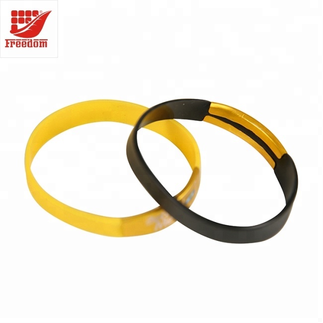 Customized printed silicone wristband