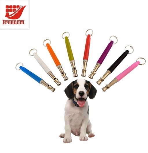 2PCS Pets Dogs Stainless Steel Training Obedience Whistles with Lanyard