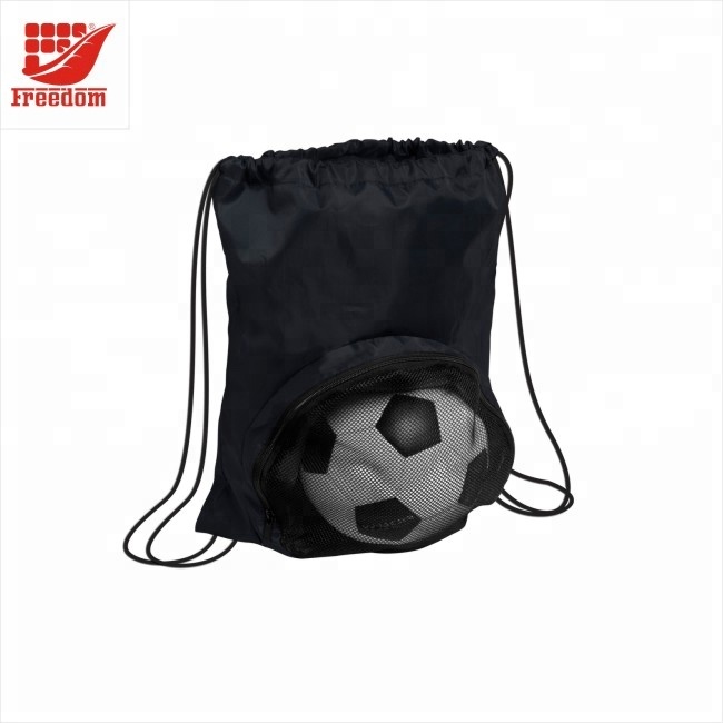 Hot Sale Backpack With Mesh Soccer Pocket Sports Drawstring Bag