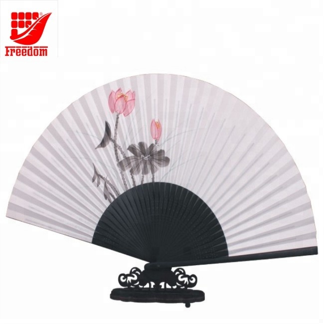 Fashion Style Customised Hand Held Paper Fan