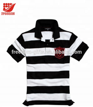 High Quality Pique Material stripe Shirt With Collar
