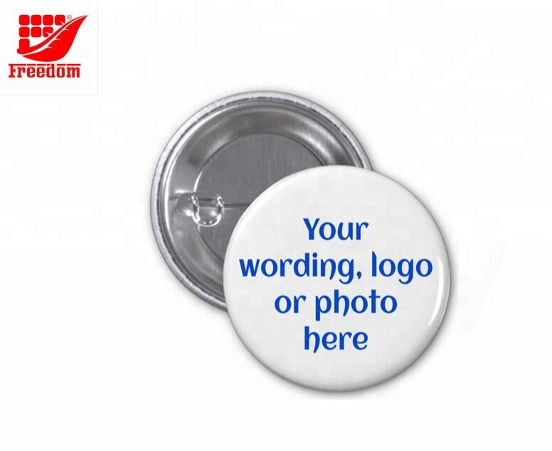 Tin Plate logo Customized Hot Sale Badge Buttons