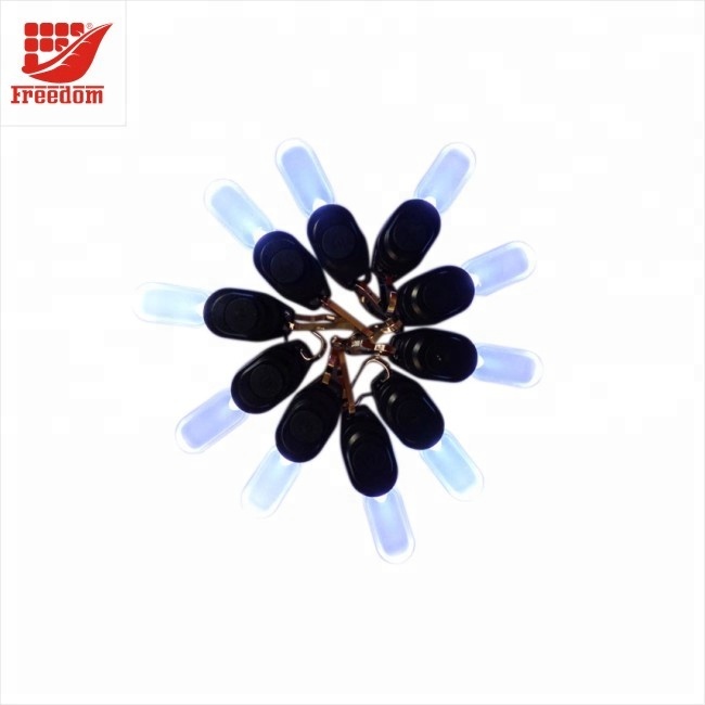 Customized Sport LED Light Mini Portable Zipper Light Keychain