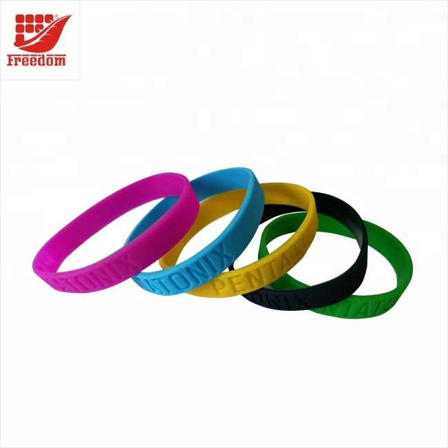 Customized printed silicone wristband