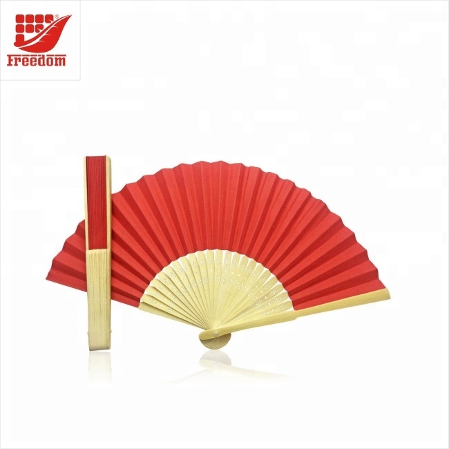 Promotional Customized Printing Plastic Hand Folding Fan