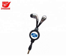 Logo Customized Promotional Retractable Earphone