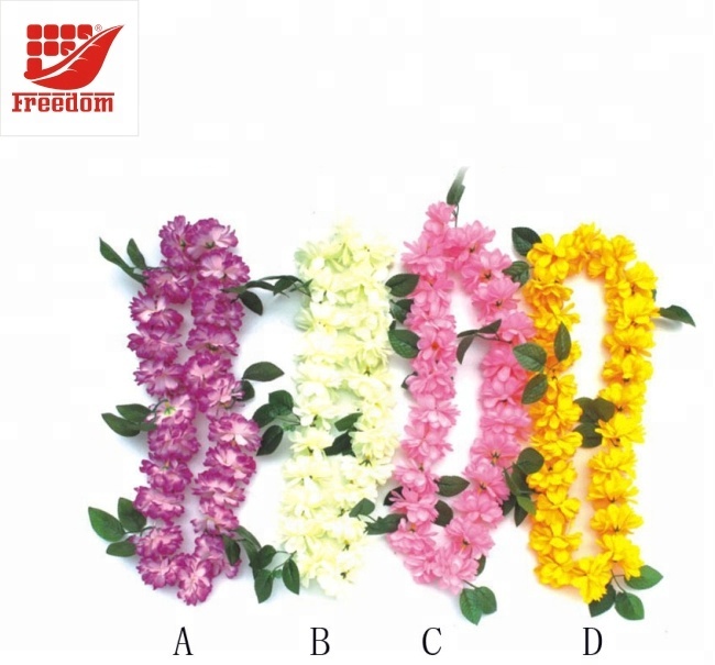 Customized Color Polyester Hawaii Flower Wreath