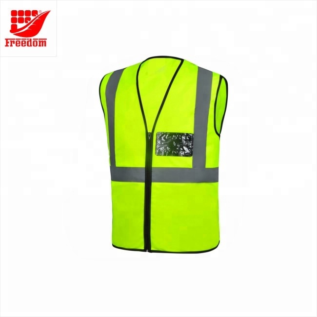 Logo Printed Polyester Reflective Safety Vest