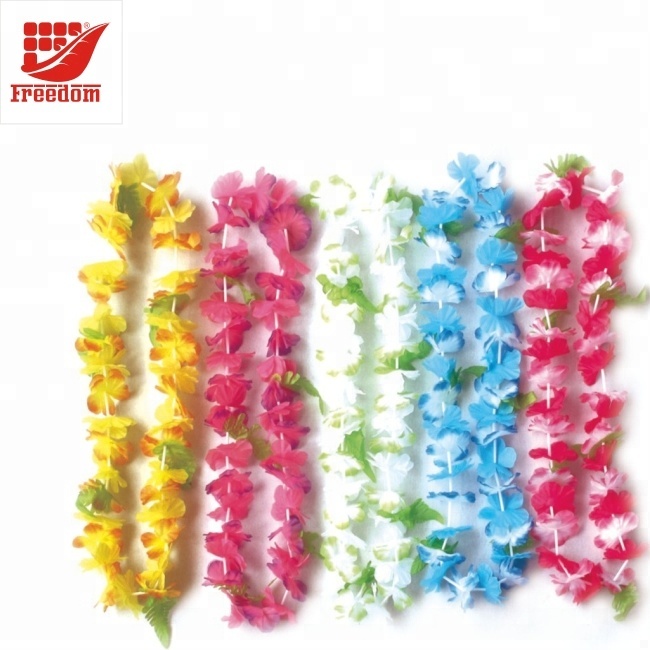 Customized Color Polyester Hawaii Flower Wreath