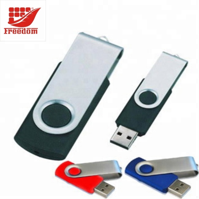 Promotional Custom Logo Swivel USB Flash