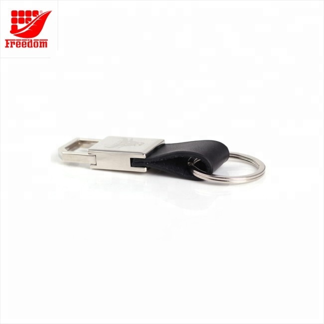Custom Promotional High Quality Leather Keychain