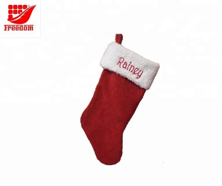 Top Quality Customized Printed Cheap Christmas Decoration Sock