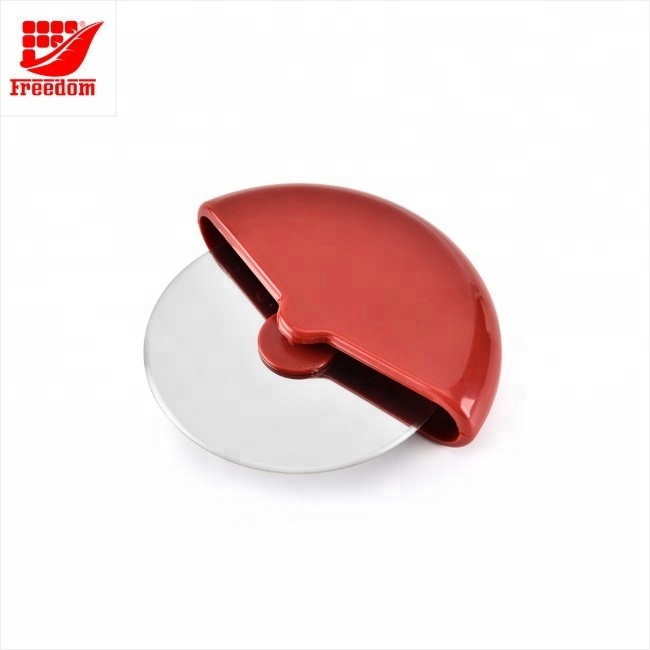 Logo printed Round Shape PIZZA Knife Cutter