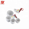 Promotional high quality colorful plastic measuring spoons sets