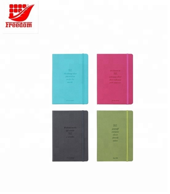 High Quality Customized PU Hard Cover Notebook
