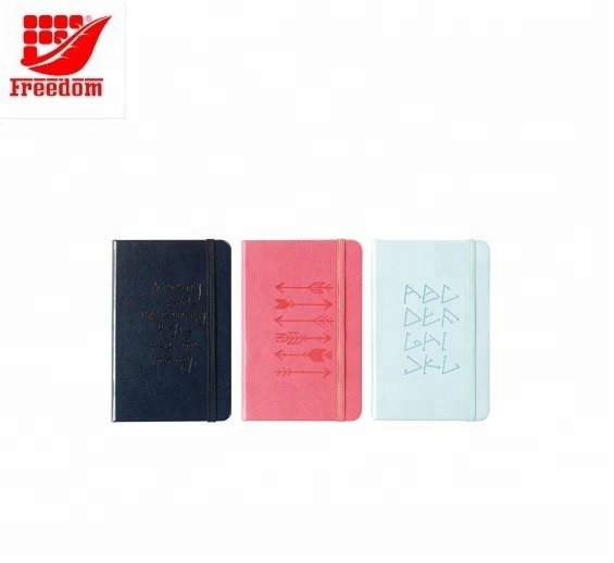 High Quality Customized PU Hard Cover Notebook