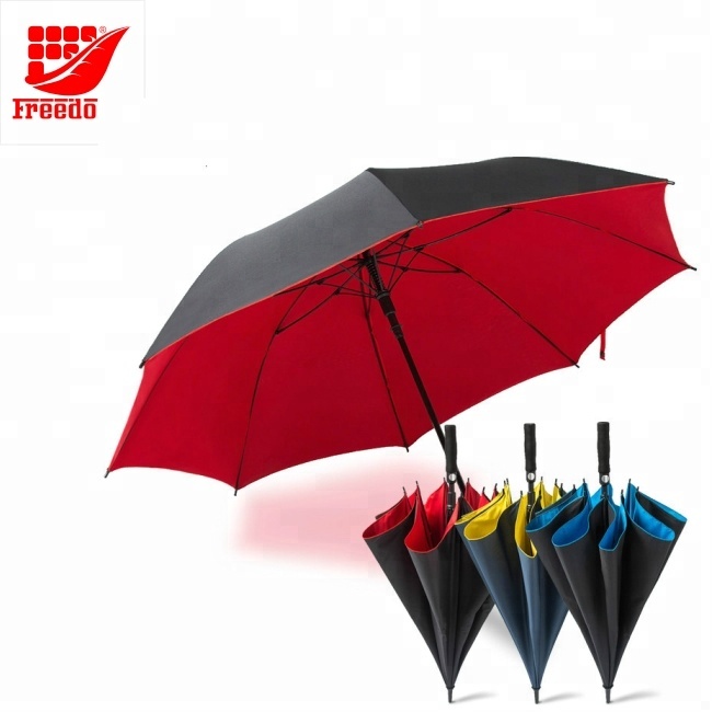 Customized Printed Brand Polyester Golf Umbrella