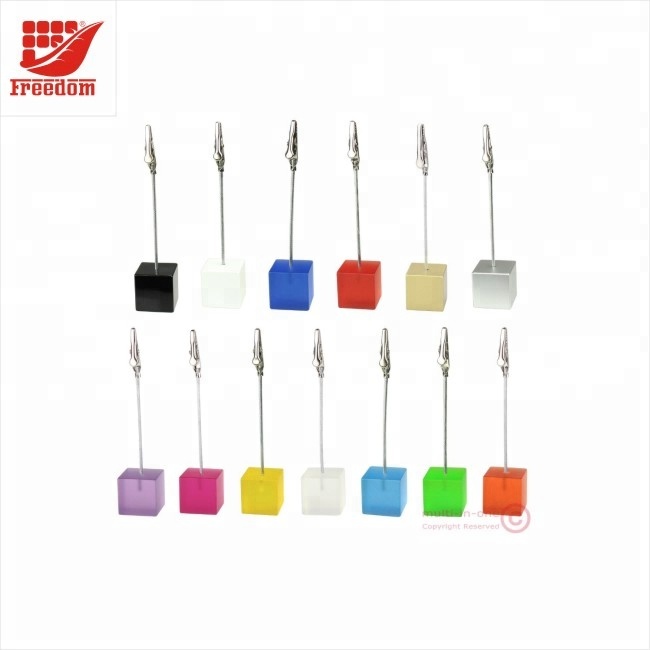 Hot Sale Multi-functional Resin Table Card Holder Card Clip