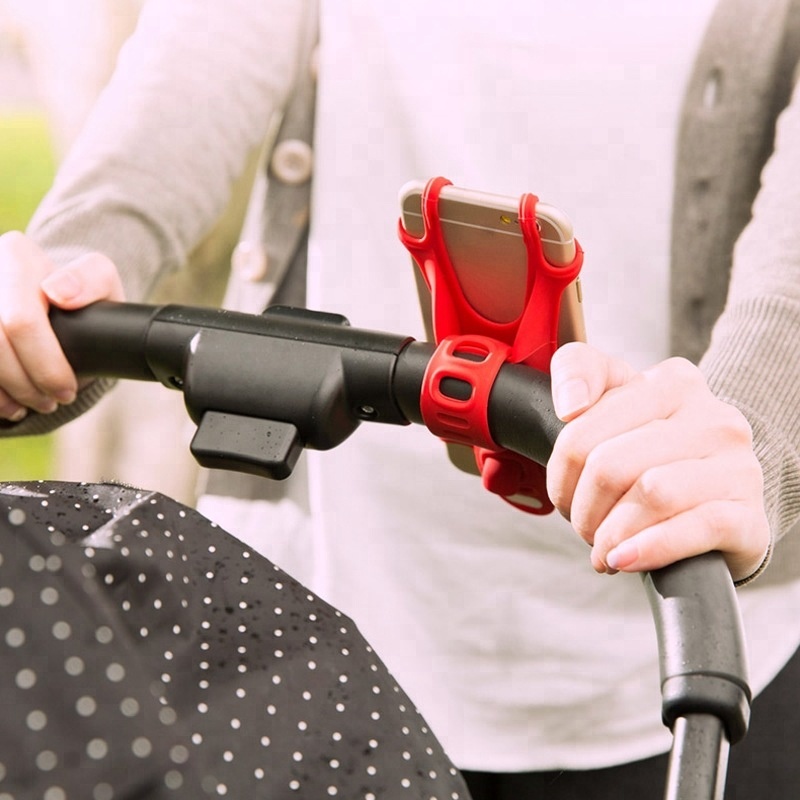 Creative Silicon Bike Fixed Mobile Phone Holder
