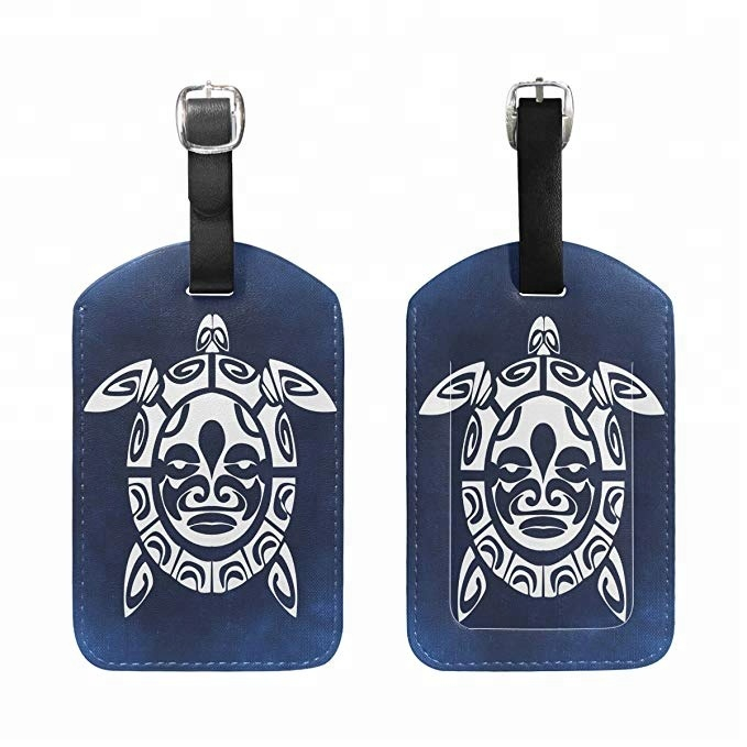 Custom Logo Cute Leather Cruise Travel Luggage Tags