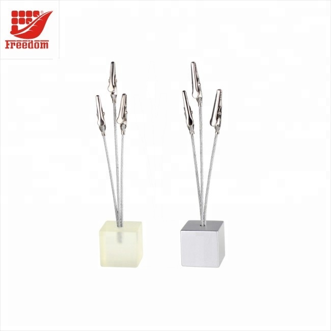 Hot Sale Multi-functional Resin Table Card Holder Card Clip